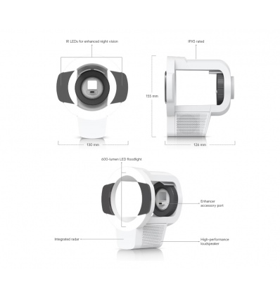 Ubiquiti UACC-Pro-Bullet-Enhancer-W, Pro Bullet Enhancer, bílá