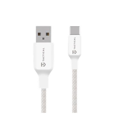 Tactical Stitch Thread Cable USB-A/USB-C 0.3m White