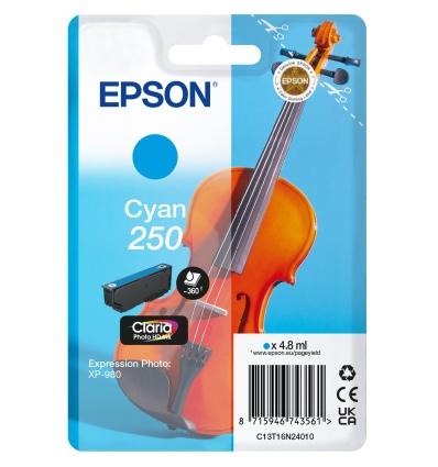 Epson Singlepack Cyan 250 ink