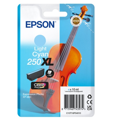 Epson Singlepack Light Cyan 250XL ink