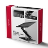 AXAGON STND-LRB, hliníkový stojan pro notebooky 10"-17.3" s nast. výškou, úhlem a 360° rotací, černý
