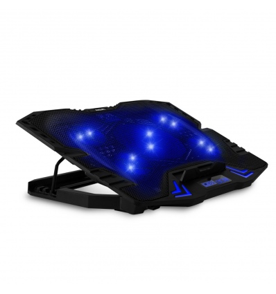 EVOLVEO Ania 5, chladicí podložka pro notebook, 5x ventilátor, modré podsvícení