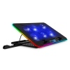 EVOLVEO Ania 9, chladící podložka pod notebook, 6x ventilátor, RGB obvodové podsvícení