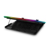 EVOLVEO Ania 9, chladící podložka pod notebook, 6x ventilátor, RGB obvodové podsvícení
