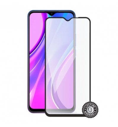 Screenshield XIAOMI Redmi 9 (full COVER black) Tempered Glass protection