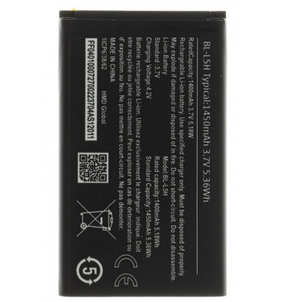 BL-L5H Baterie pro Nokia 1450mAh Li-Ion (OEM)