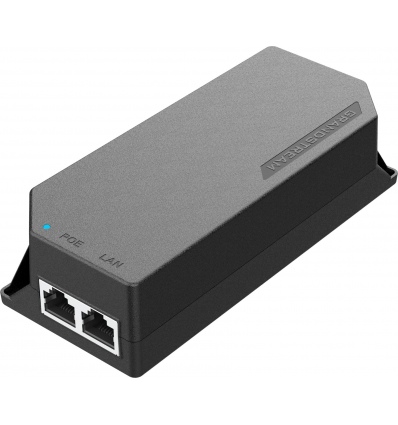 Grandstream Poe Injector GS-POE15W-MG,802.3af, 1x 2,5Gbps RJ45 IN/OUT, 20W