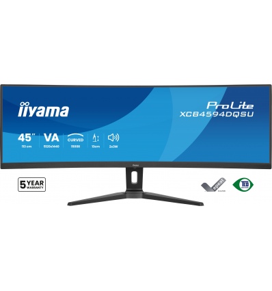 iiyama ProLite/XCB4594DQSU-B1/44,5"/VA/DQHD/75Hz/2ms/Černá/3R