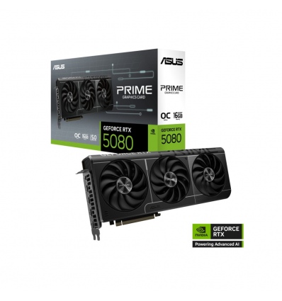NVIDIA® PRIME GeForce RTX™ 5080/Gaming/OC/16GB/GDDR7