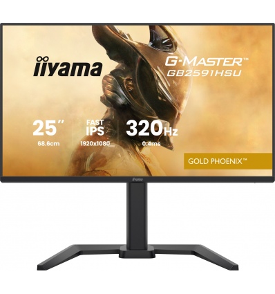 iiyama G-Master/GB2591HSU-B1/24,5"/IPS/FHD/320Hz/0,4ms/Černá/3R