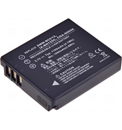Baterie T6 Power IA-BH125C, DMW-BCC12, CGA-S005, CGA-S005A, CGA-S005A/1B, CGA-S005E, CGA-S005E/1B, NP-70, BP-DC4, BP-DC4-E, BP-D