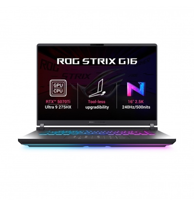 ASUS ROG Strix G16/G615LR-NEBULA002/U9-275HX/16"/2560x1600/32GB/1TB/RTX 5070Ti/bez OS/Gray/2R
