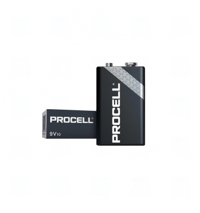 Baterie Duracell Procell Intense 9V, 6LR61, A1604, 6LF22, 6F22, 6UM6, MN1604, LR22, 10 ks