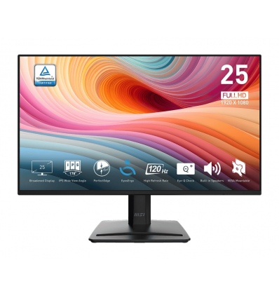 MSI Pro/MP252 E2/24,5"/IPS/FHD/120Hz/1ms/Black/2R