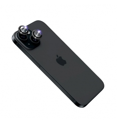 FIXED Sapphire Camera Glass iPhone 15/15+, černá