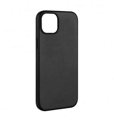 FIXED MagLeather kožený kryt iPhone 15+ černý