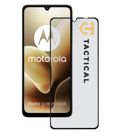 Tactical Glass Shield 5D sklo pro Motorola Moto G06/G06 Power Black