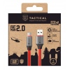 Tactical Fat Man 2.0 Cable USB-A/USB-C 1m Red