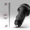 AXAGON PWC-PQ48 nabíječka do auta 48W, USB-A + USB-C, PD3.0/PPS/QC4+/SFC/Apple