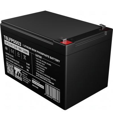 Baterie T6 Power LiFePO4, 12.8V, 18Ah, 230Wh, Bluetooth, F2