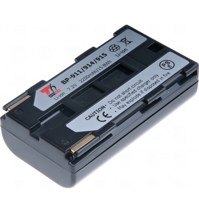 Baterie T6 Power BP-911, BP-911K, BP-914, BP-915, BP-924, BP-925, BP-927, BP-941, černá