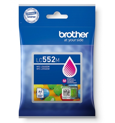 Brother LC-552M - inkoust purpurový