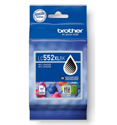 Brother LC-552XLBK - inkoust černý XL