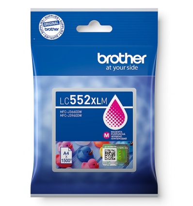 Brother LC-552XLM - inkoust purpurový XL