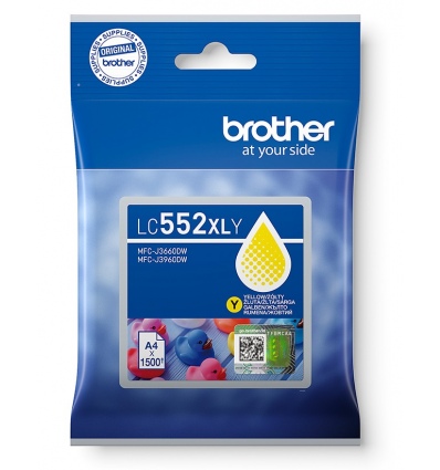 Brother LC-552XLY - inkoust žlutý XL