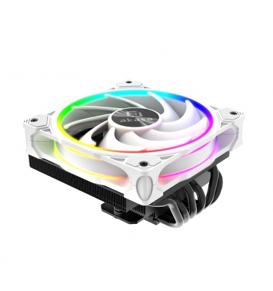 AKASA chladič CPU - SOHO H6L RGB white