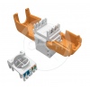 Samořezný keystone Solarix CAT6 UTP SXKJ-6-UTP-WH-SA Component Level a 4PPoE certifikace