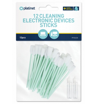 Platinet PFS5430 vatové tyčinky pro čištění klávesnic 12 ks