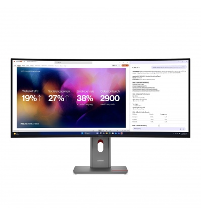 Lenovo ThinkVision/P40WD-40/39,7"/IPS/wUHD/120Hz/4ms/Černá/3R