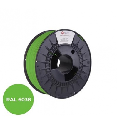 Filament C-TECH PREMIUM LINE, ASA, luminiscenční zelená, RAL6038, 1,75mm, 1kg