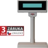 LCD zákaznický displej Virtuos FL-2024MW 2x20, serial (RS-232), 12V, béžový