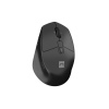 Myš bezdrátová Natec KITE/Kancelářská/Blue Sense/Pro praváky/4 000 DPI/USB+BT/Černá