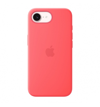 iPhone 17e Silicone Case with MagSafe–Bright Guava