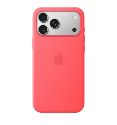 iPhone 17 Pro Max Silicone Case with MS – Br.Guava