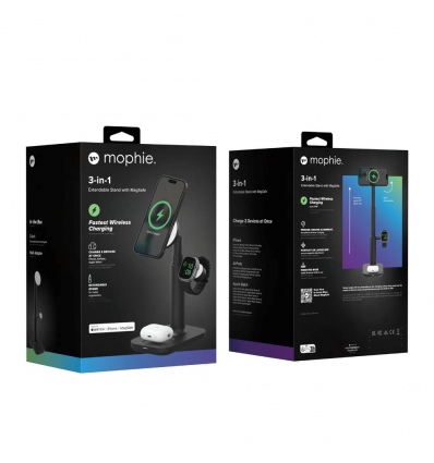 Extendable Stand 3v1 UNV WRLS MagSafe - Black (EU)