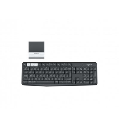 Logitech K375s/Bezdrátová USB + Bluetooth/US layout/Černá
