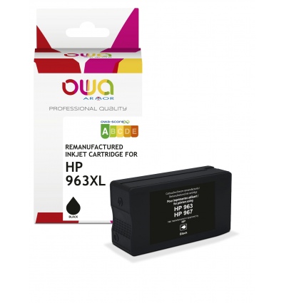 OWA ARMOR ink kompatibilní s HP 3JA30AE, (963XL), černá/black