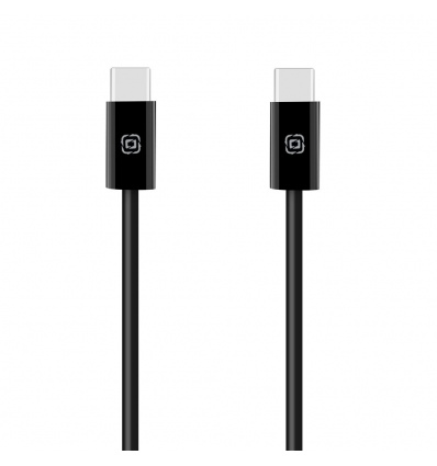 OBAL:ME Super Fast USB-C/USB-C Pletený kabel 100W 1m Black