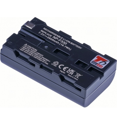 Baterie T6 Power NP-F530, NP-F330, NP-F550, NP-F570, šedá