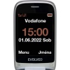 EVOLVEO EasyPhone FS, vyklápěcí telefon 2.8" pro seniory s nabíjecím stojánkem (černá barva)