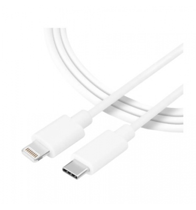 Tactical Smooth Thread Cable USB-C/Lightning 1m White