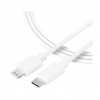 Tactical Smooth Thread Cable USB-C/Lightning 1m White
