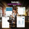 Salente BodyFit, chytrá osobní diagnostická fitness váha, Bluetooth, černá