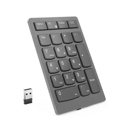 Lenovo GO/Bezdrátová USB/Šedá