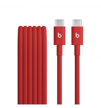 Beats 240W USB-C/USB-C Braided Cable (3m)- Red