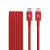 Beats 240W USB-C/USB-C Braided Cable (3m)- Red